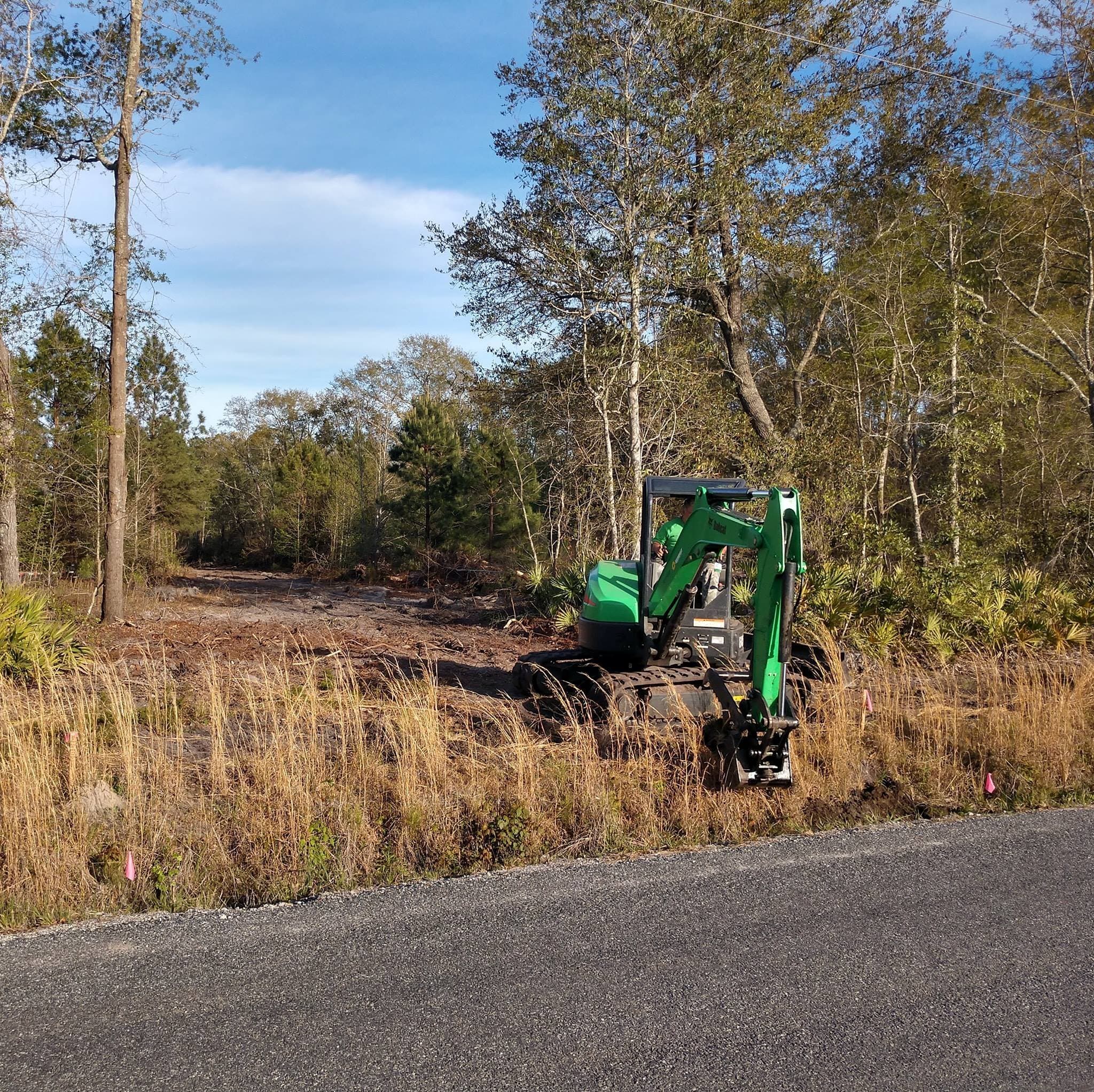 Shrub Removal, Brush & Land Clearing — Overgrown hedges, foundation shrubs, brush, and small-tree thickets cleared down to soil — plus light land and lot clearing for fence-line, driveway, or build-prep work.